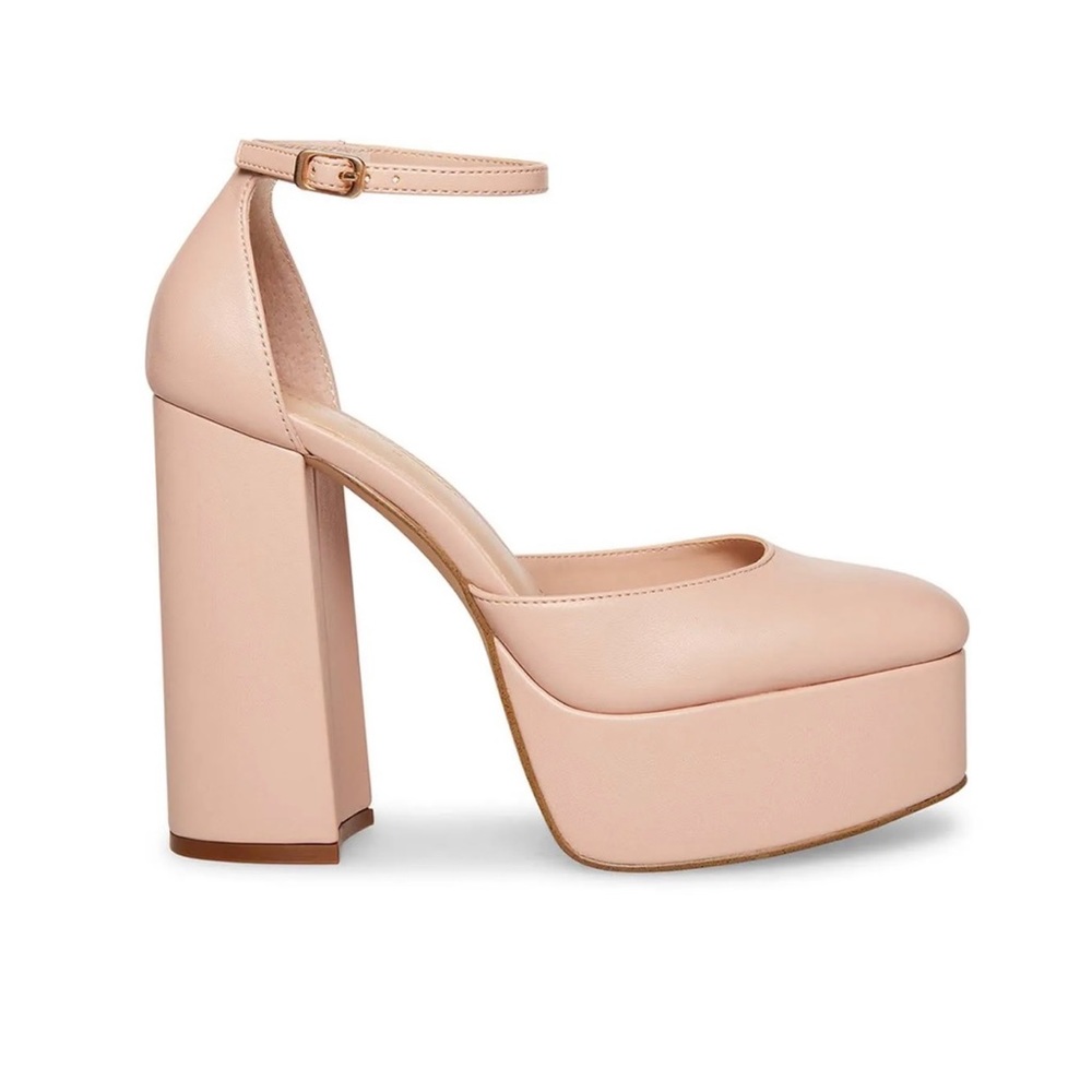 EUC Steve Madden Girl Women’s Dion Platform Shoes Heels in Blush size 6